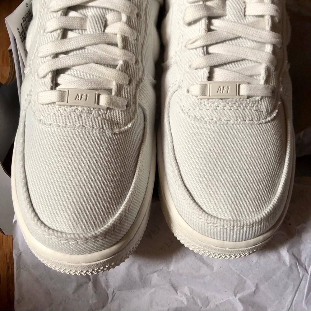 Nike Air Force 1 Low 'Canvas Pack - Summit White - NEW IN THE BOX - Size 8 - Picture 5 of 11